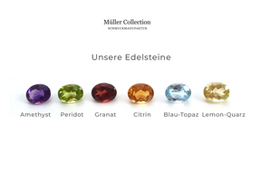 Eindrucksvolle Jugendstil Ohrringe 585 - 14 Karat Gelbgold mit Granat
