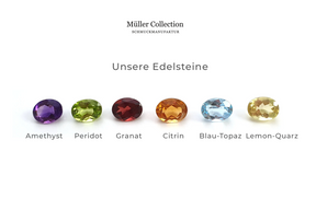 Fancy Ohrstecker mit Granat Edelstein und Perle aus 925 Sterling Silber Roségold vergoldet