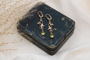 Jugendstilkette Granat und Halbperlen, Art Nouveau Collier Roségold, Antike Jugendstil Halskette, Vintage, Brautschmuck, Unikat, Floral