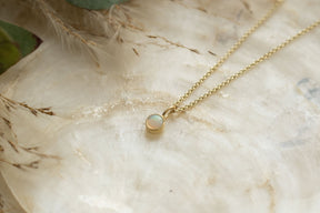 Ketten Anhänger 585 Gold, Natürliche Edelstein Anhänger 14 Karat, Schmuckanhänger 585 Gelbgold, Geburtsstein Anhänger, Geschenk für Sie