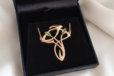 Art Nouveau chain extravagantes Jugendstil Collier  585 Rosegold Kette mit Peridot glamouröse Goldkette historischer Schmuck Handarbeit
