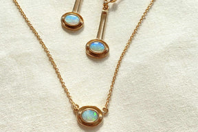 Jugendstil Ohrhänger Opal Edelstein, Ohrring 925 Sterling Silber, Gelbgold oder Rose vergoldet, Ohrhbügel , Ohrbrisur vintage