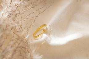 Filigraner echt Gold Ring, Opal Goldring, 585 Gelbgoldring, Verlobungsring, Stapelring, Saphir, Turmalin, handgefertigt